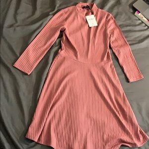 Cute mauve long sleeve dress